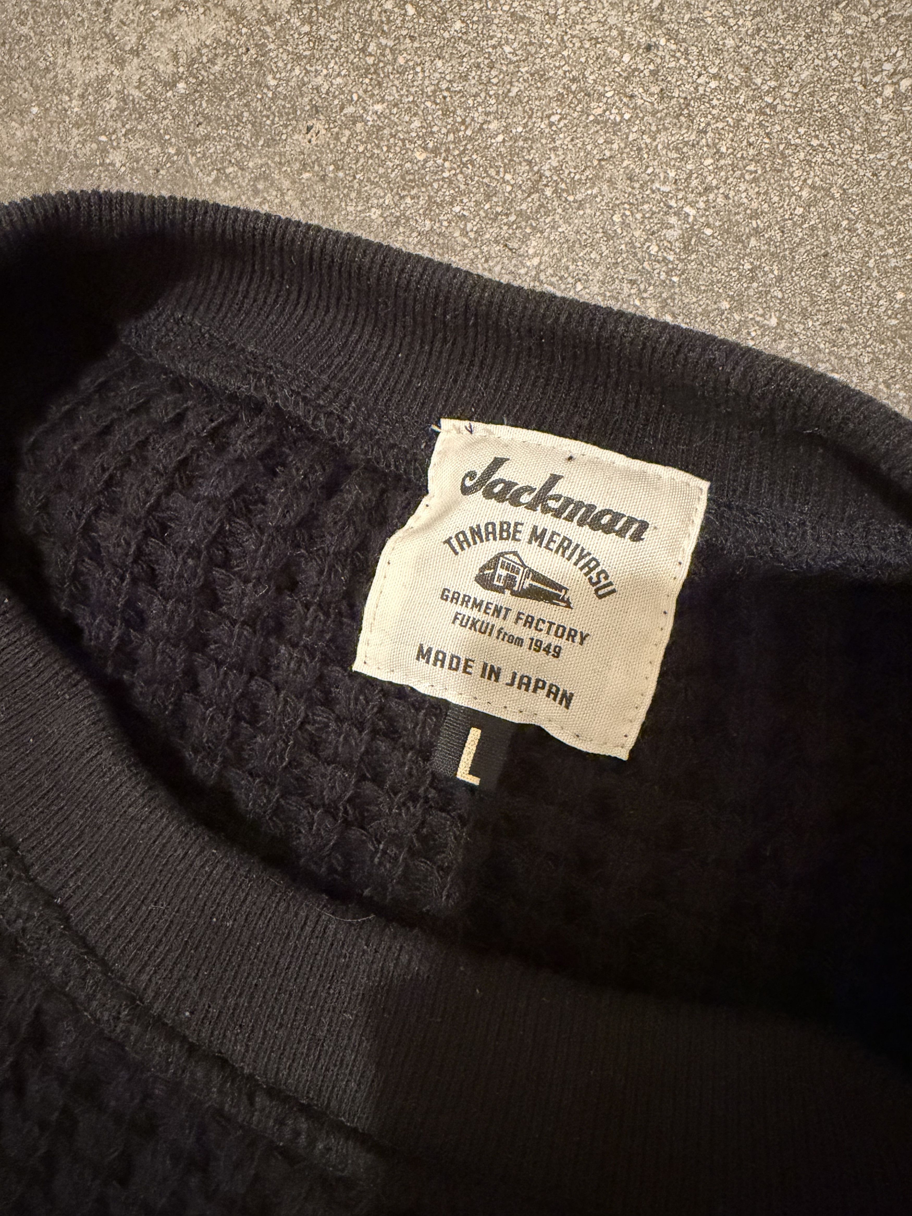 Jackman Chunky Waffle Knit Sweater Size US L / EU 52-54 / 3 - 4 Thumbnail
