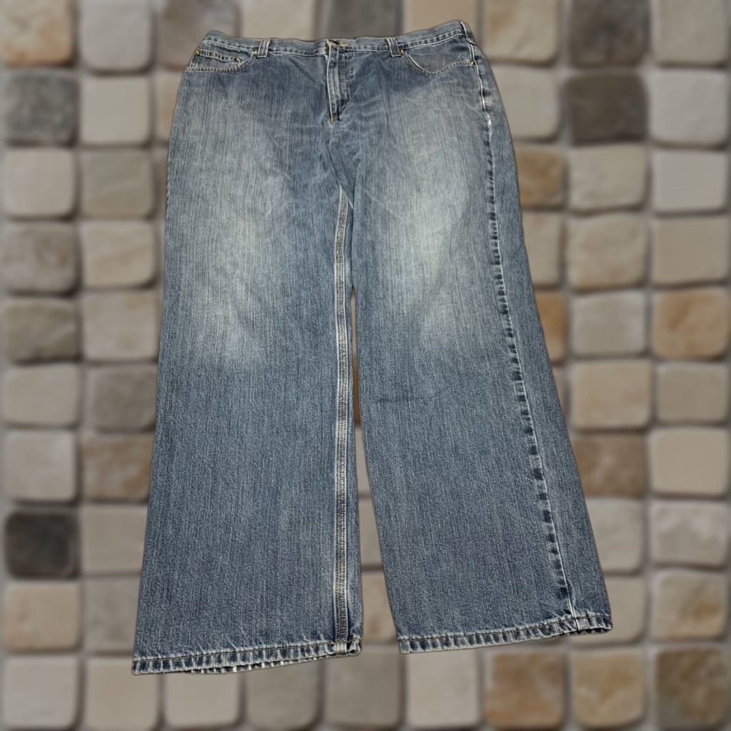 Carhartt Carhartt Jeans Straight Work Denim 40x32 Men Relaxed Fit Blue Denim Pants Size US 40 / EU 56 - 1 Thumbnail