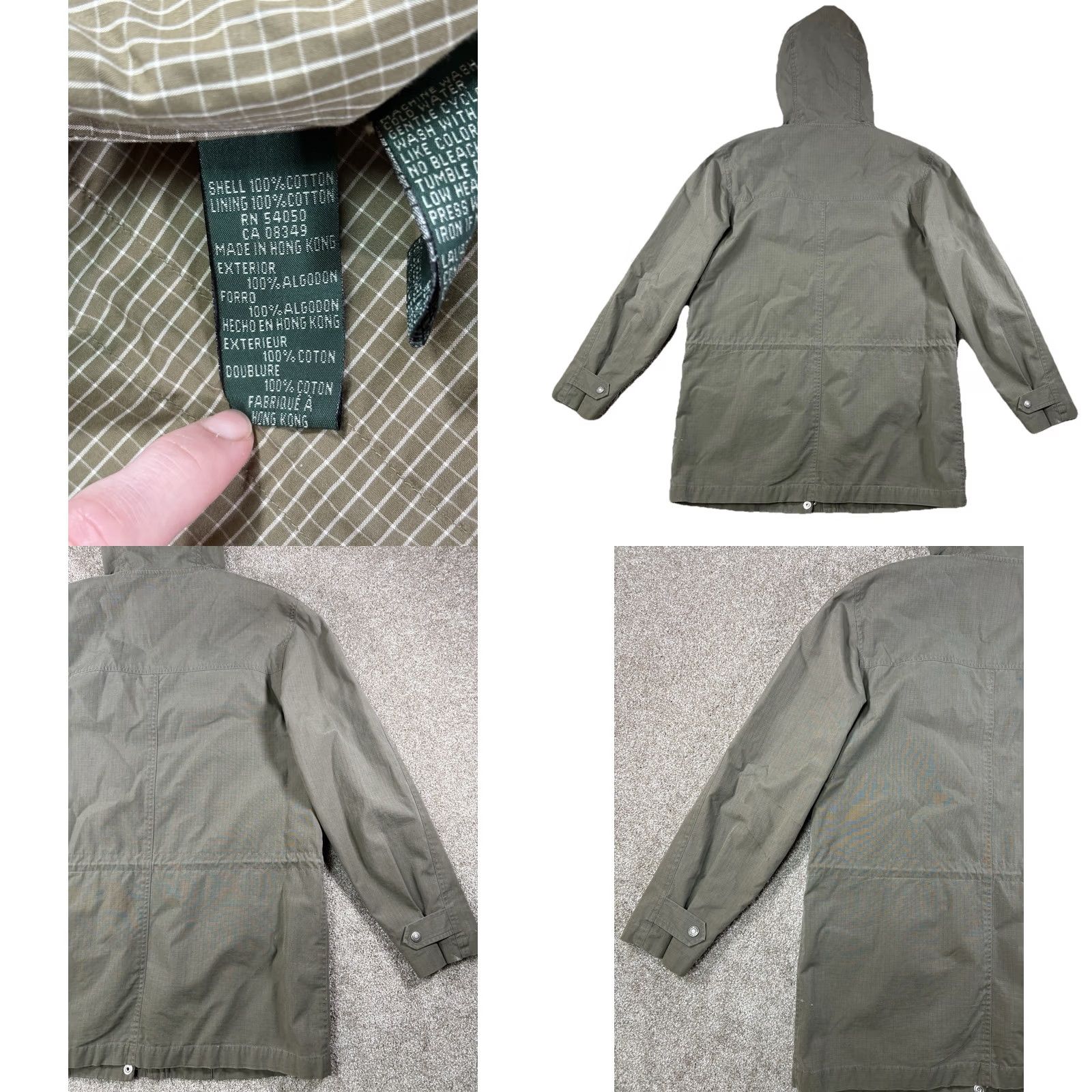 Ralph Lauren VINTAGE Ralph Lauren Utility Field Green Jacket Women’s Long Sleeve Pockets 90s Style Size S / US 4 / IT 40 - 9 Thumbnail