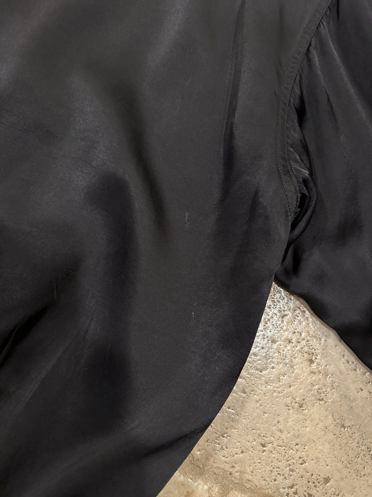 Japanese Brand Visvim Douglas Jkt SS21 Satin Black Zip Souvenir Jacket Size US XL / EU 56 / 4 - 14 Thumbnail
