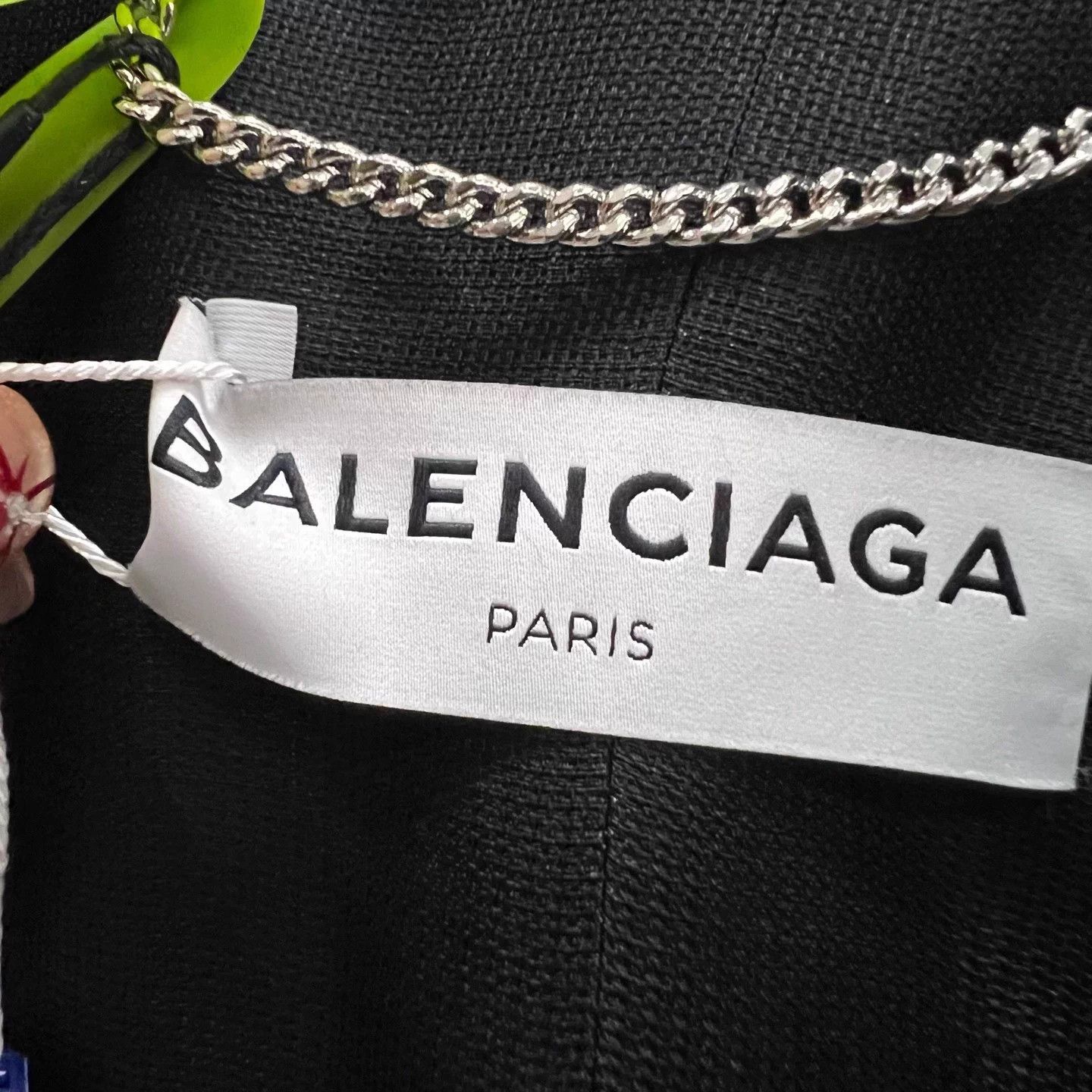 Balenciaga Balenciaga Black & White Houndstooth Overcoat Size 34 Size XXS / US 00 / IT 34 - 4 Thumbnail