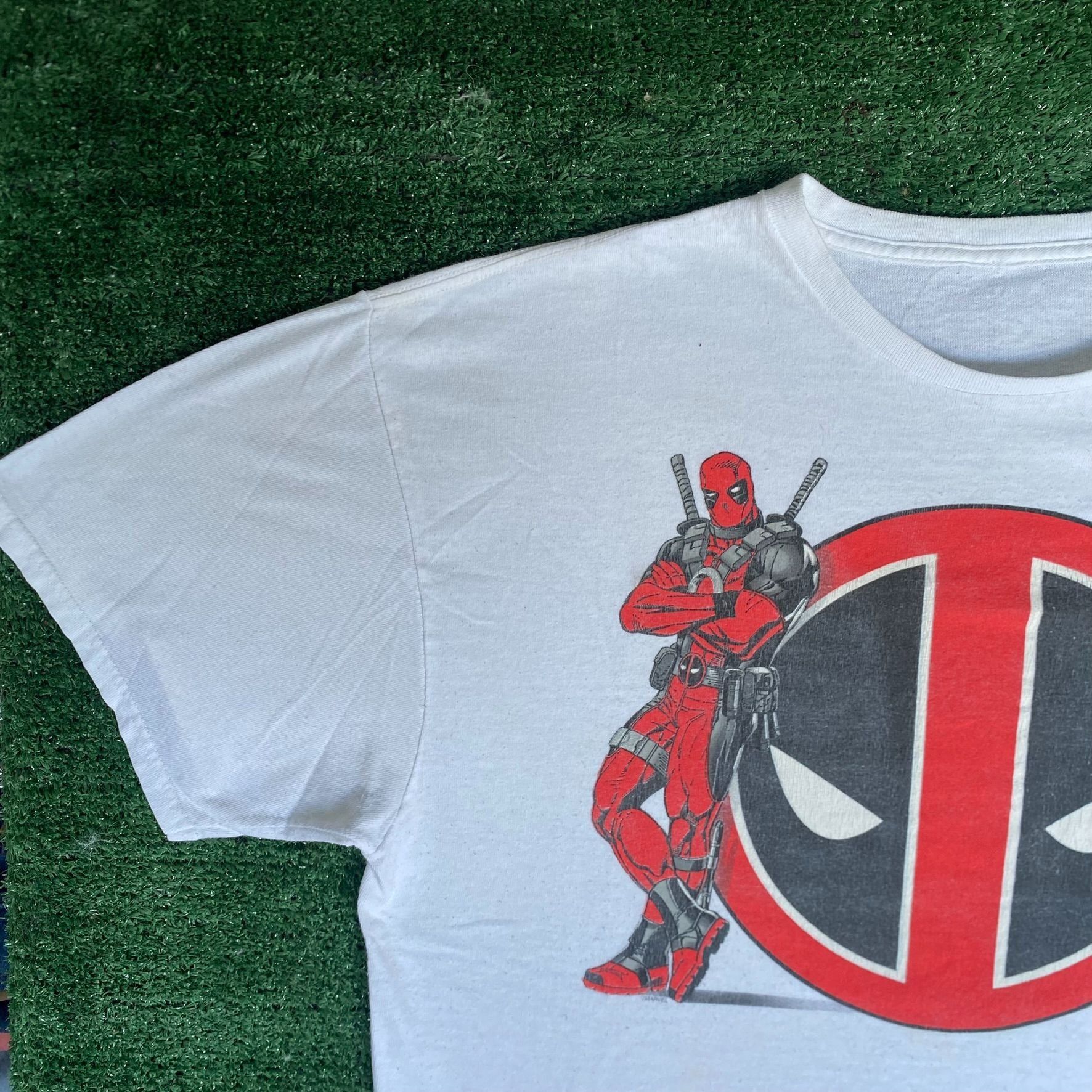 Marvel Comics Vintage Y2K Deadpool Logo Shirt Marvel Comics Movie Tee Size US XL / EU 56 / 4 - 2 Thumbnail