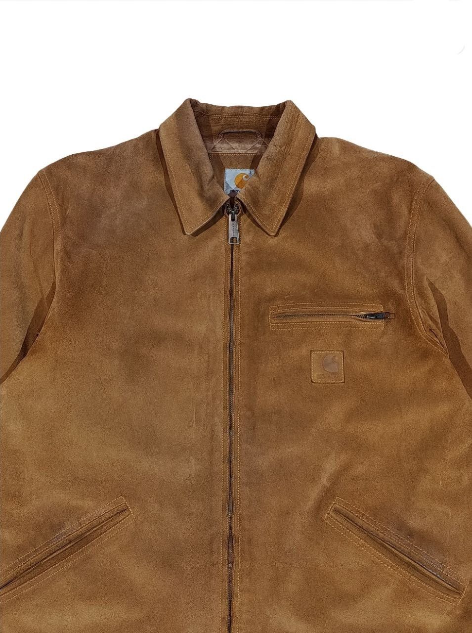 Carhartt Carhartt Suede Detroit Jacket Vintage Size US XL / EU 56 / 4 - 10 Thumbnail