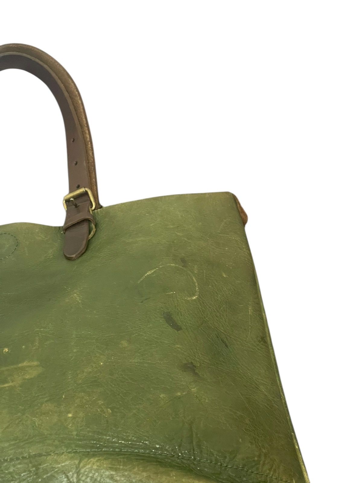 Genuine Leather Full Leather Patina Green Alto Japan Tote Shoulder Bag 2🟩1 Size ONE SIZE - 17 Thumbnail