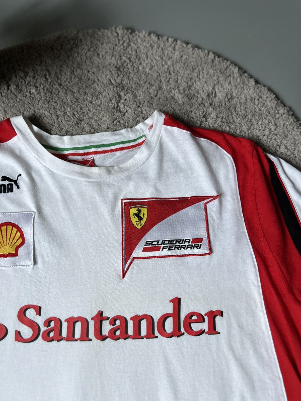 Ferrari × Puma Puma Santander Ferrari Polo Shirt Jersey Tee Racing Size US XL / EU 56 / 4 - 4 Thumbnail