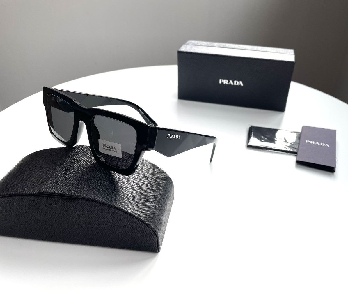 Prada × Streetwear × Vintage Prada Symbole sunglasses SPRA06