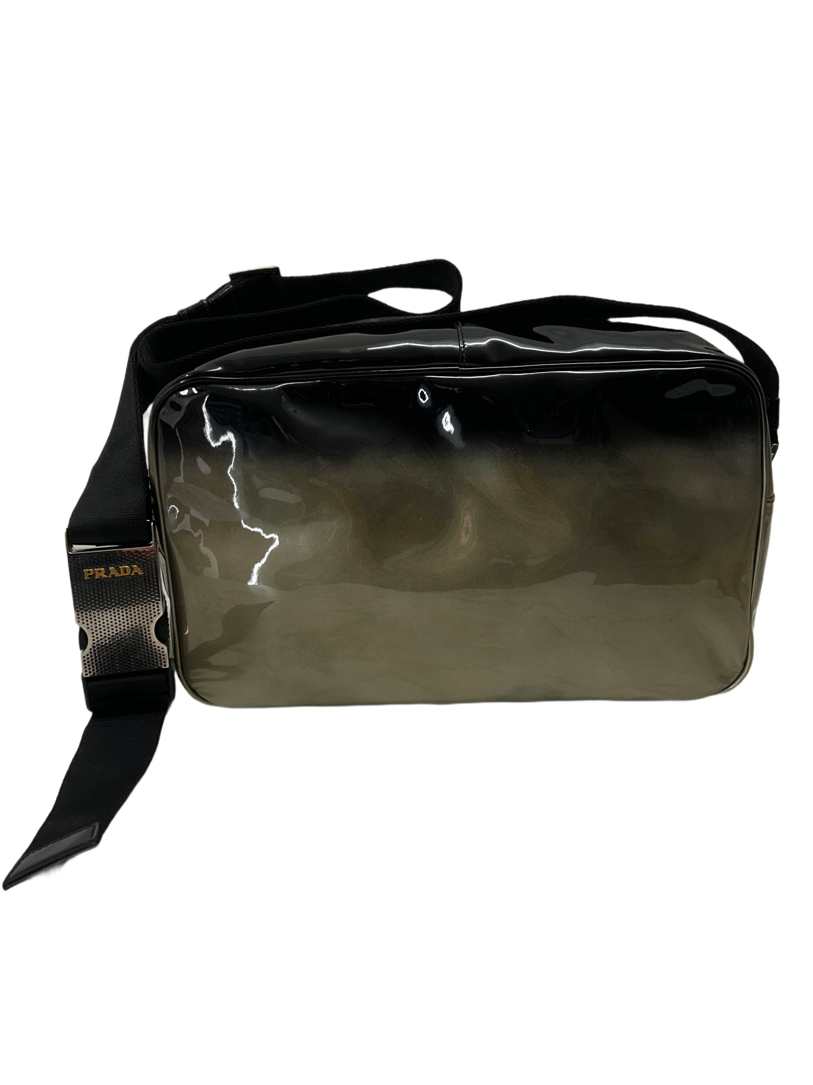 Prada Prada Spazzolato Leather Camera Bag WithGradientColour&Strap Size ONE SIZE - 1 Thumbnail