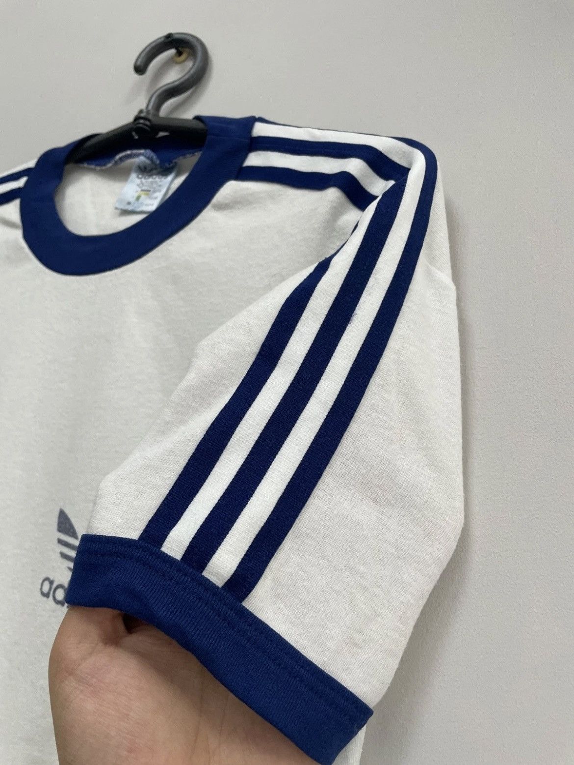 Adidas Adidas Vintage Template 80s Football Shirt Jersey Size US L / EU 52-54 / 3 - 6 Thumbnail
