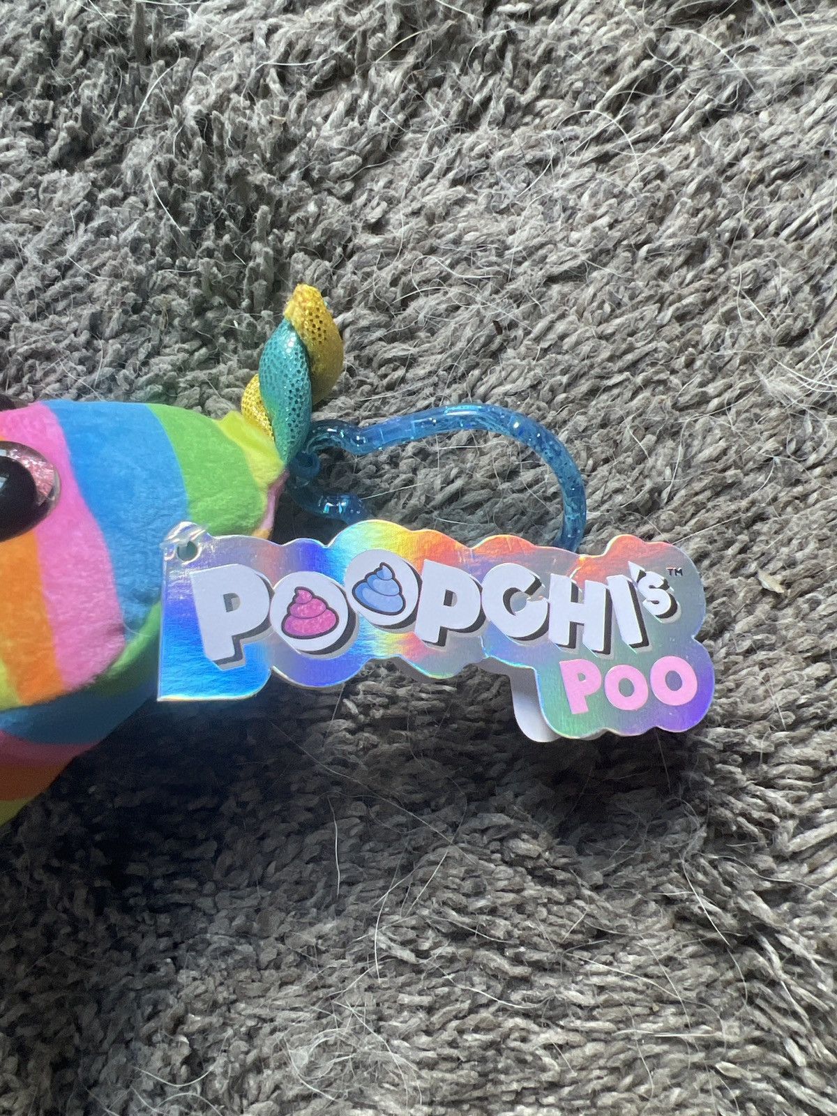 Hypebeast 2020 Poopchi’s Poo Rainbow Plush Keychain Size ONE SIZE - 4 Thumbnail