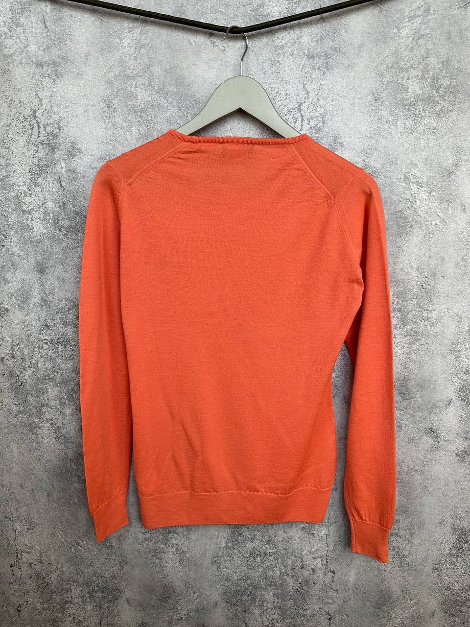 John Smedley John Smedley Merino Wool Sweater Coral Orange Great Britain Size M / US 6-8 / IT 42-44 - 2 Thumbnail