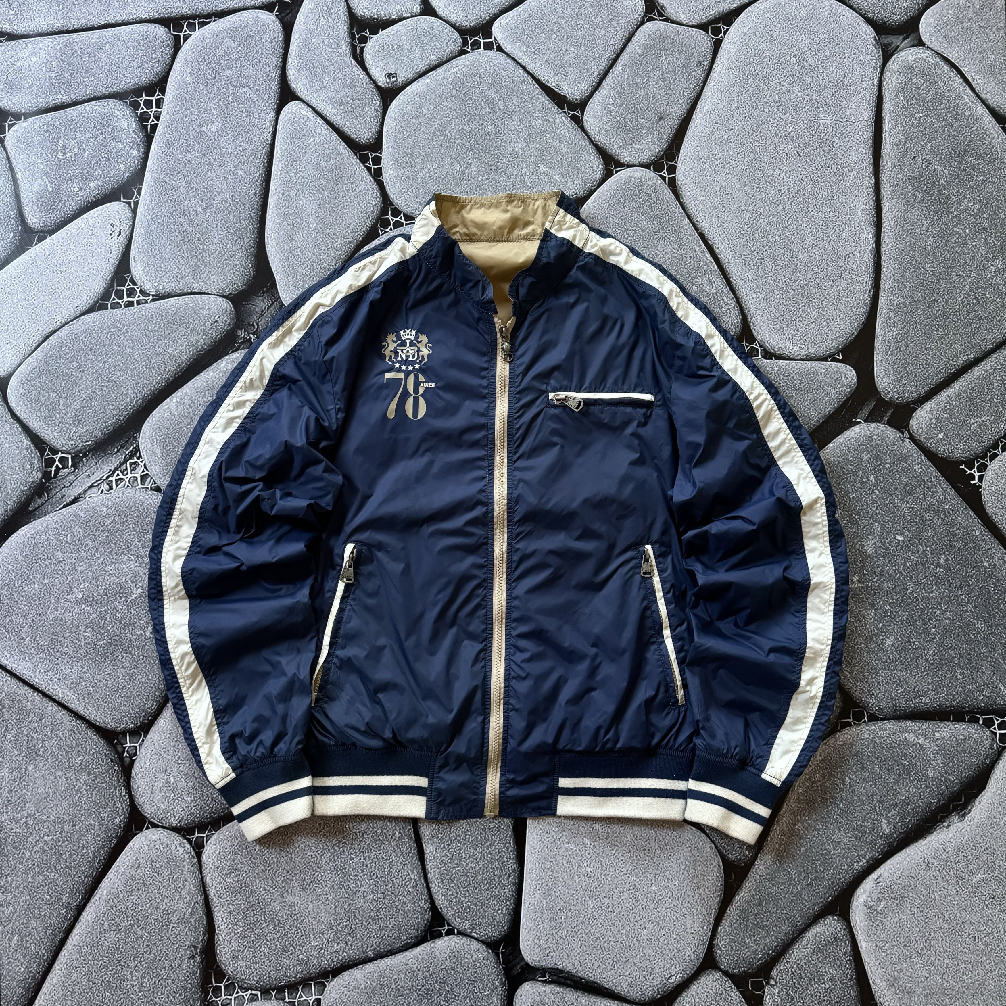 Diesel × Vintage DIESEL GLORIOUS VINTAGE REVERSIBLE ZIP BOMBER JACKET Size US L / EU 52-54 / 3 - 1 Thumbnail