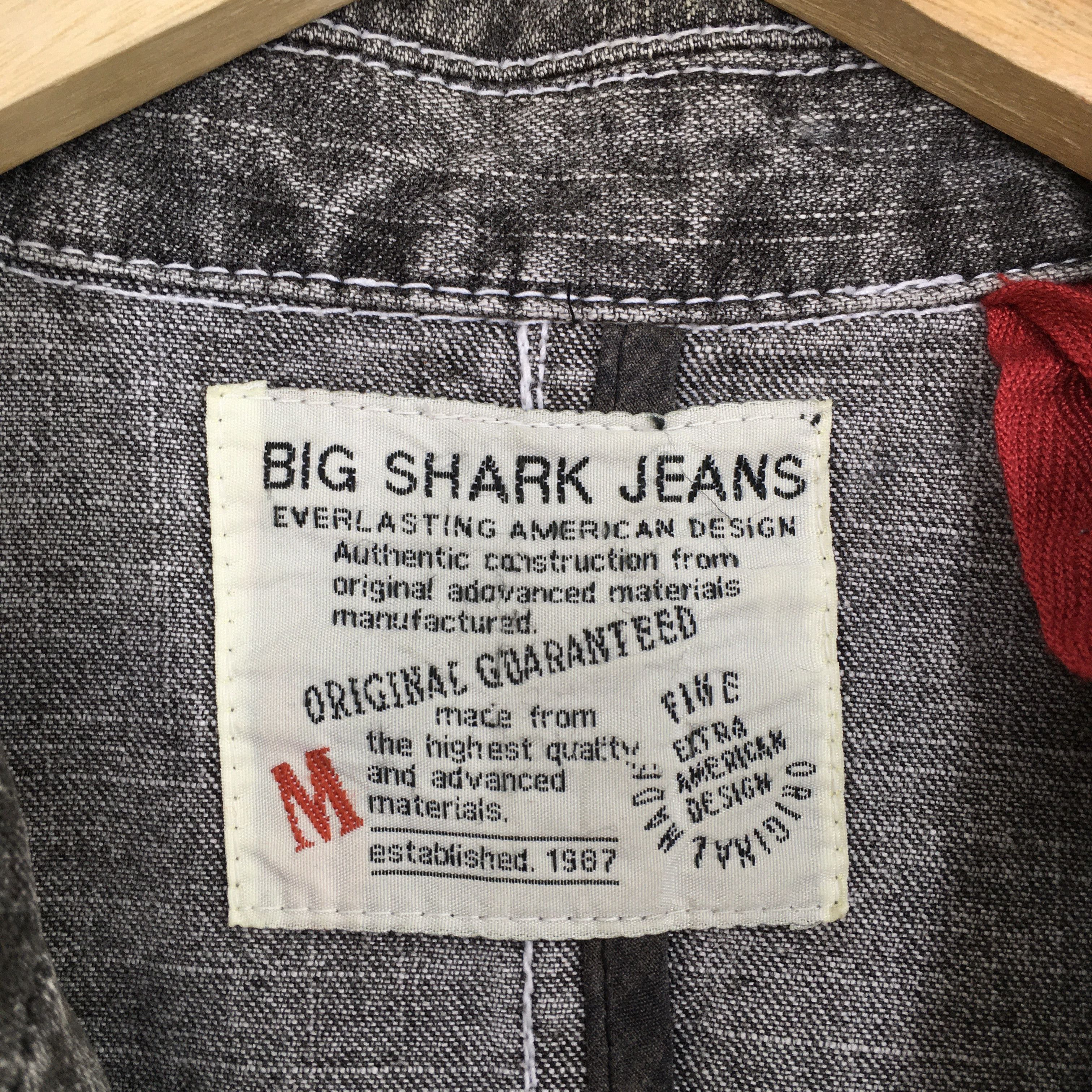 KOJIMA GENES Vintage Big Shark Denim Workers Black Jeans Jacket Medium Size US M / EU 48-50 / 2 - 5 Thumbnail