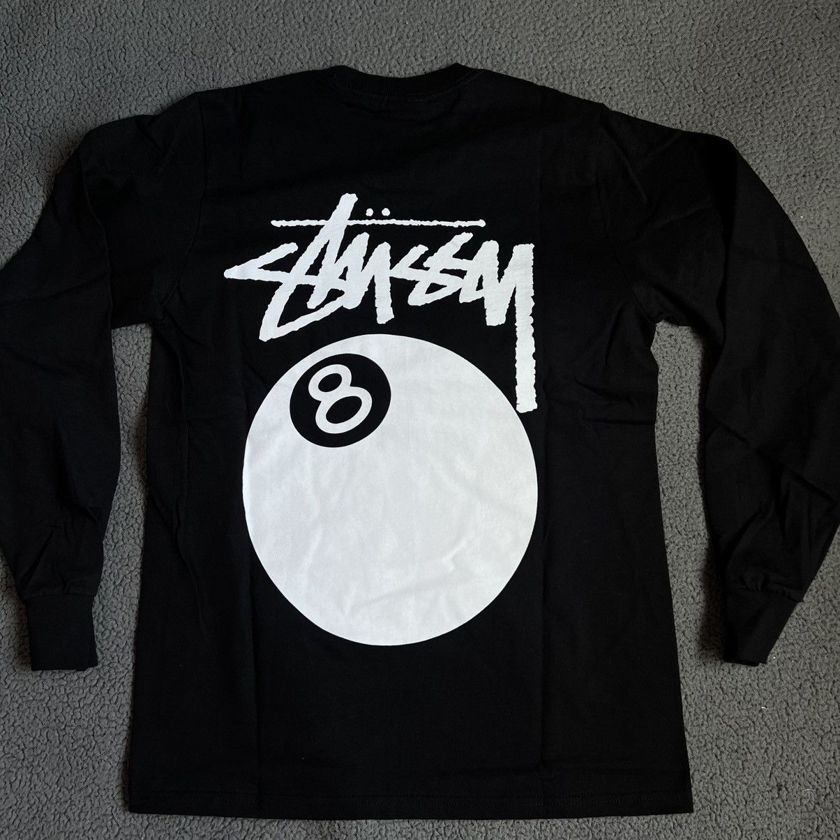 トップス STUSSY eight ball long sleeve good fade Buy Stussy 8 Ball Fade Long-Sleeve Tee 'White' - 1994846