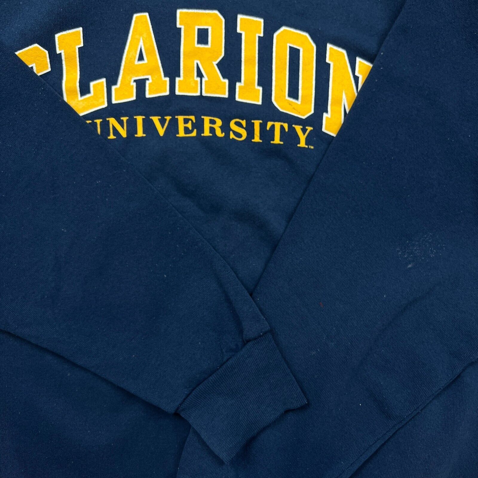 Vintage Vintage 90s Clarion University Sweatshirt Large USA Crewneck Size US L / EU 52-54 / 3 - 3 Thumbnail