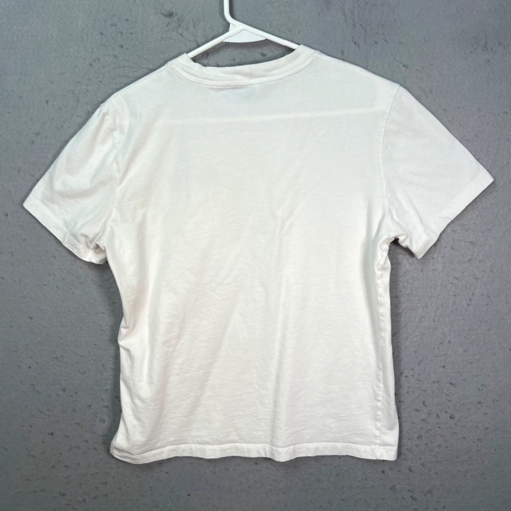 Sandro Sandro Shirt Womens M White "Hero" Graphic Pocket T-Shirt 100% Cotton Size M / US 6-8 / IT 42-44 - 2 Thumbnail