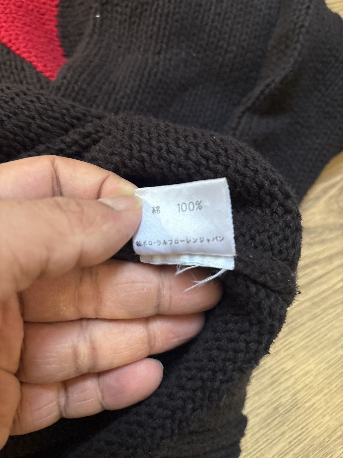 Polo Ralph Lauren Polo Ralph Lauren Red Chunky Knit Sweater - Size L Size US L / EU 52-54 / 3 - 6 Thumbnail