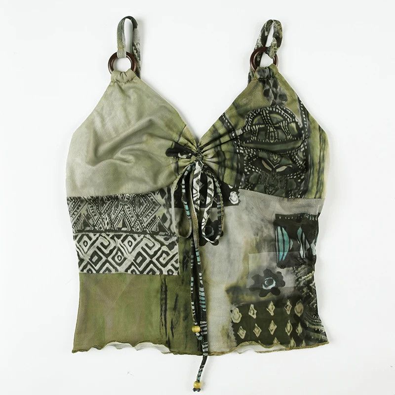 Other Print Y2K Camis Top Size L / US 10 / IT 46 - 1 Thumbnail