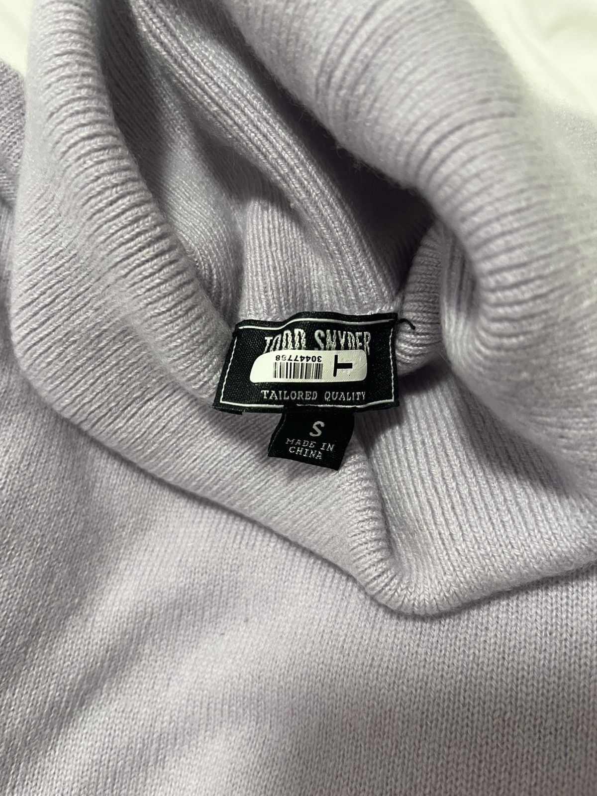 Todd Snyder 100% Cashmere Todd Synder Purple Turtle Neck Size US S / EU 44-46 / 1 - 2 Thumbnail
