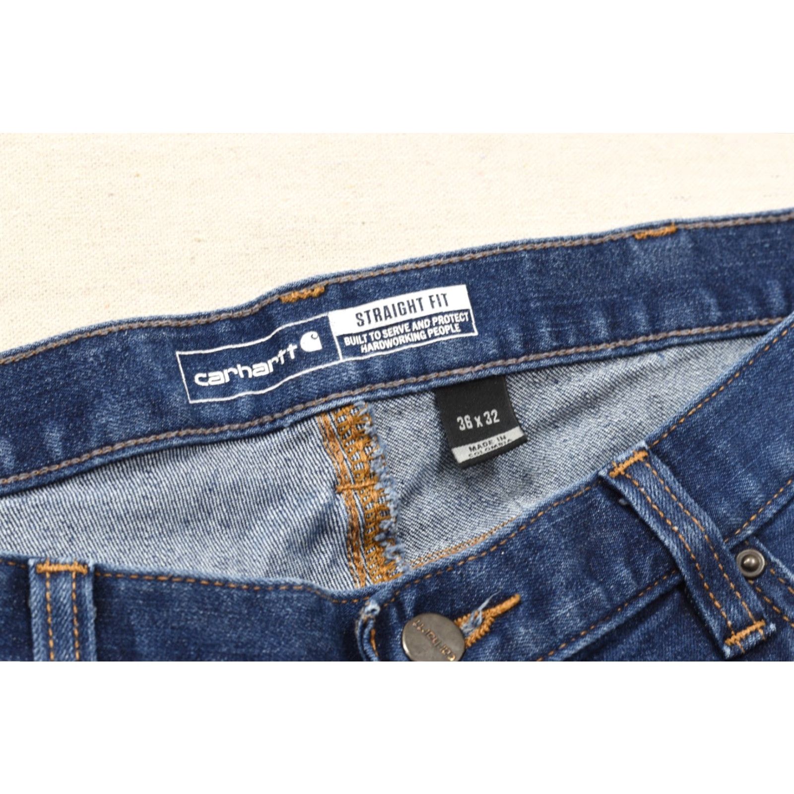 Carhartt Carhartt Force Straight Fit Jeans Men's Blue 36 x 32 BD4945-M Stretch Size US 36 / EU 52 - 6 Thumbnail