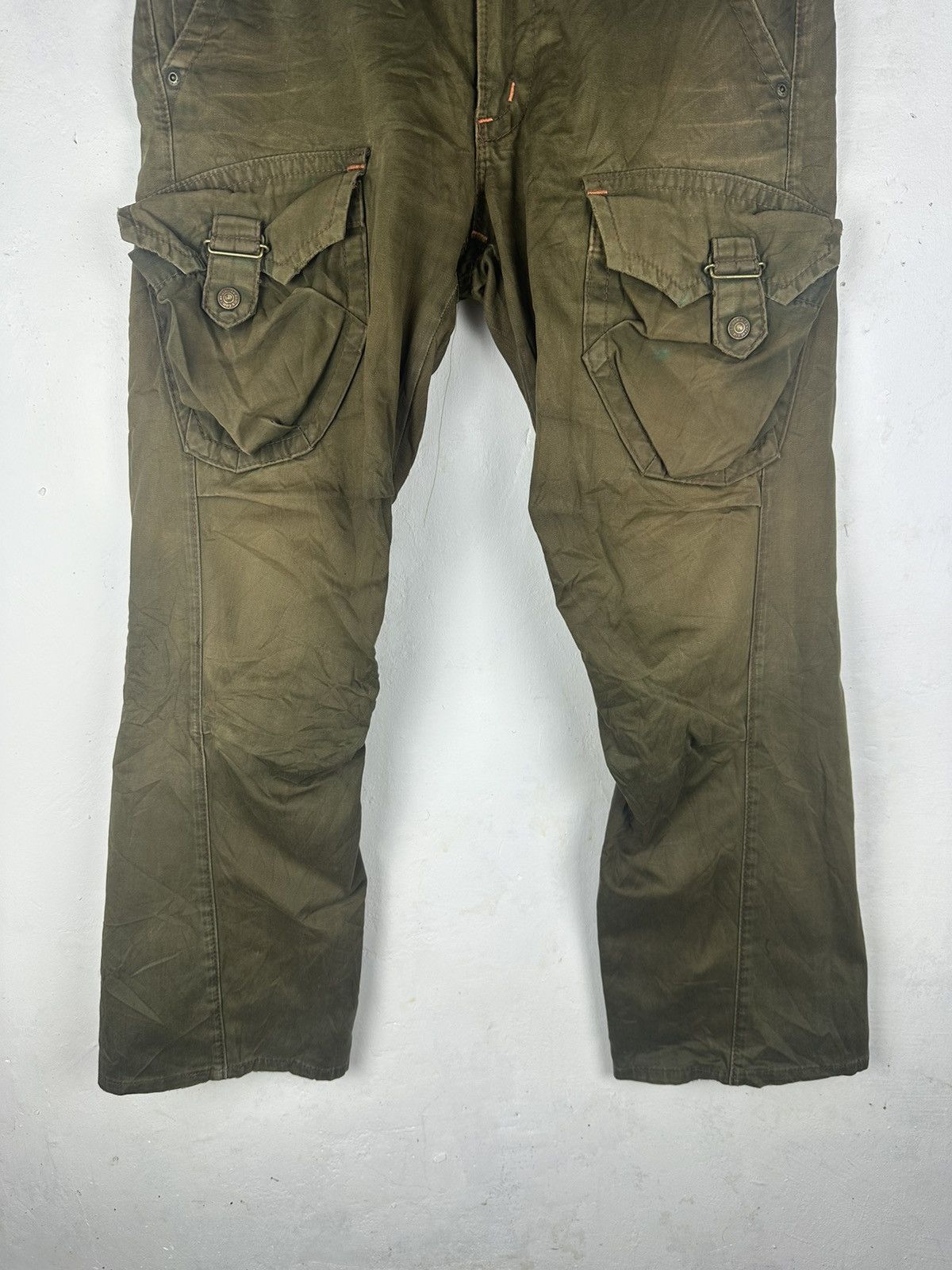 Edwin CARGO PANTS EDWIN TWIST LEG CARGO PANTS MULTIPOCKET Size US 32 / EU 48 - 4 Thumbnail