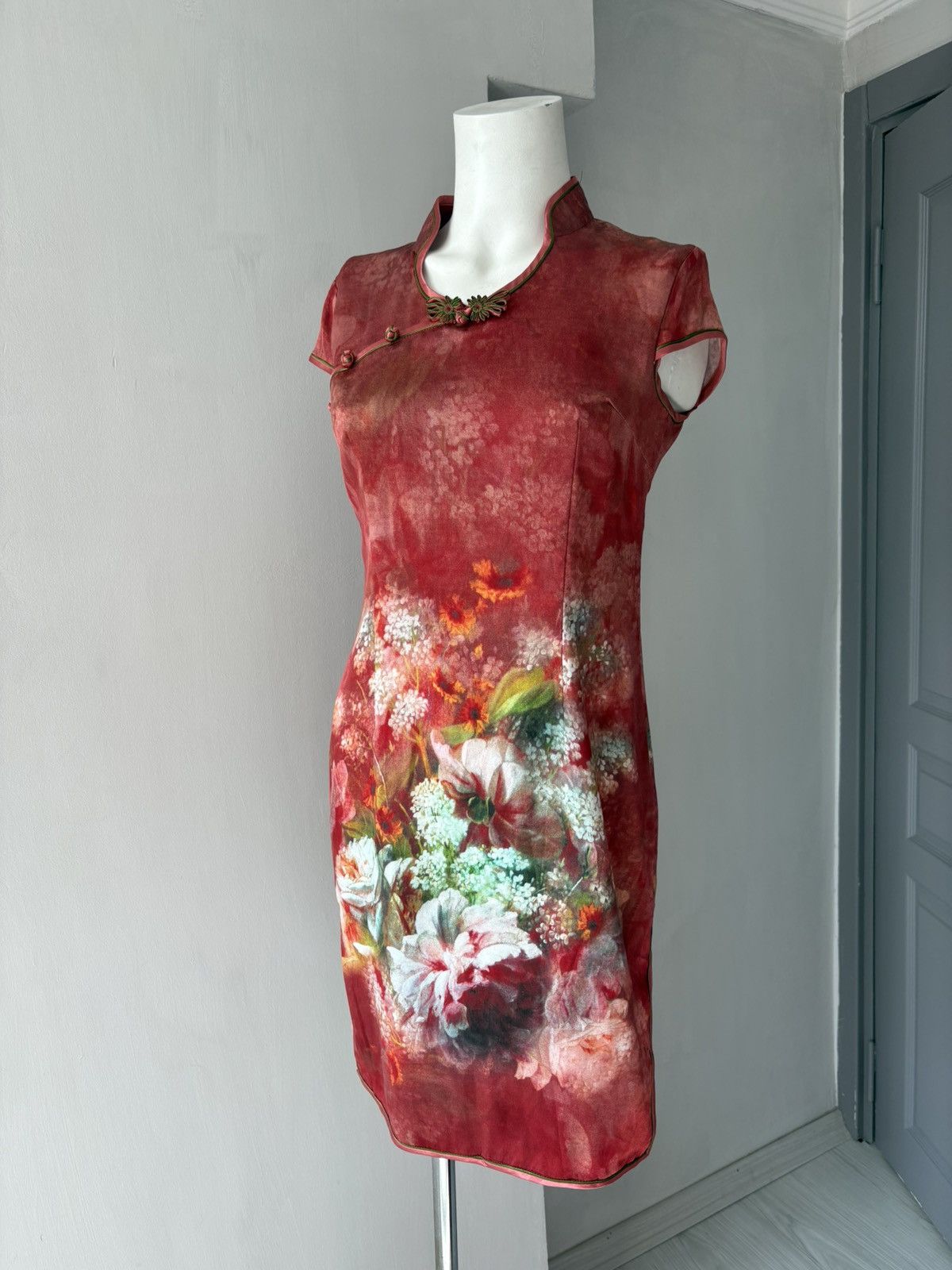 Vintage Asian dress Size XL / US 12-14 / IT 48-50 - 4 Thumbnail