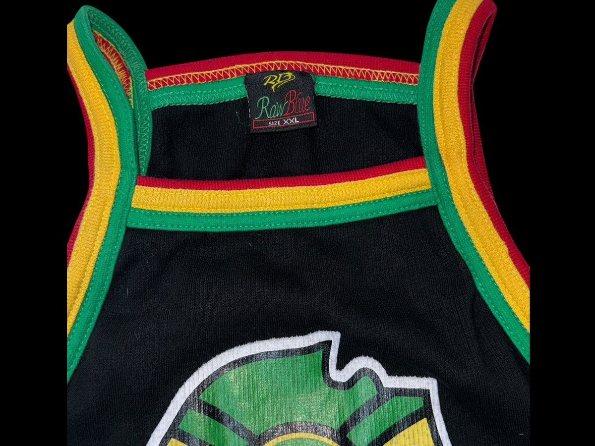 Other Raw Blue Rastafari Africa Graphic Y2K Halter Tank Top Size US XXL / EU 58 / 5 - 2 Thumbnail