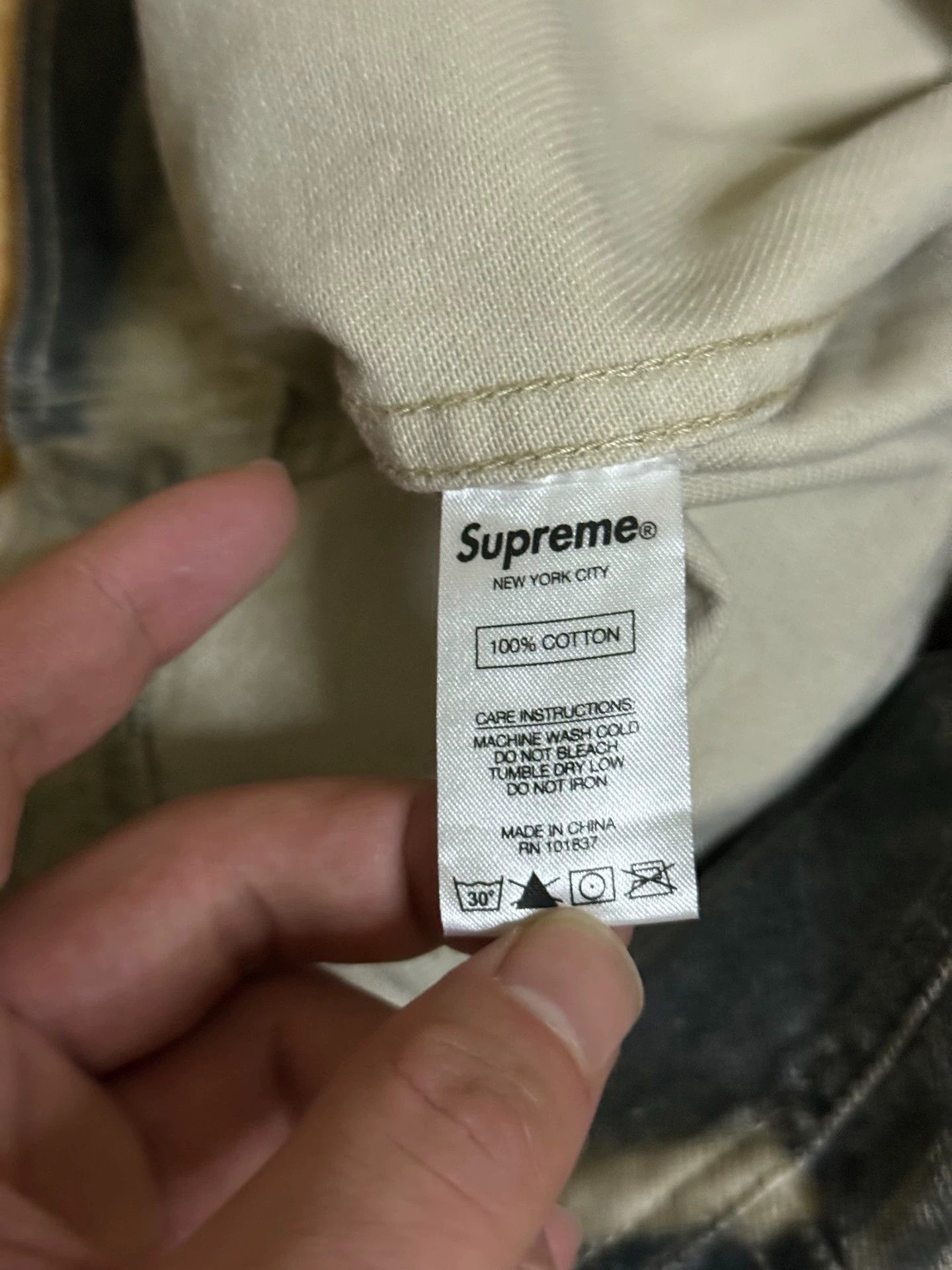 Supreme Supreme Denim Work Jacket XL StockX Size US XL / EU 56 / 4 - 5 Thumbnail