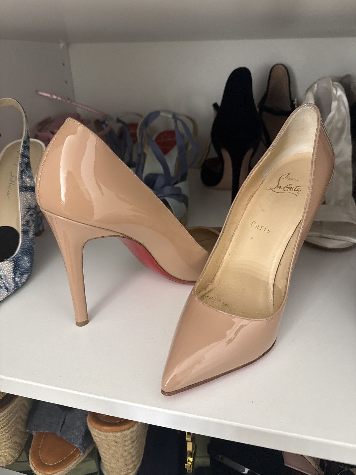 Christian Louboutin Christian Louboutin Pigalle High Heels Pumps Biege Size US 10 / IT 40 - 7 Thumbnail