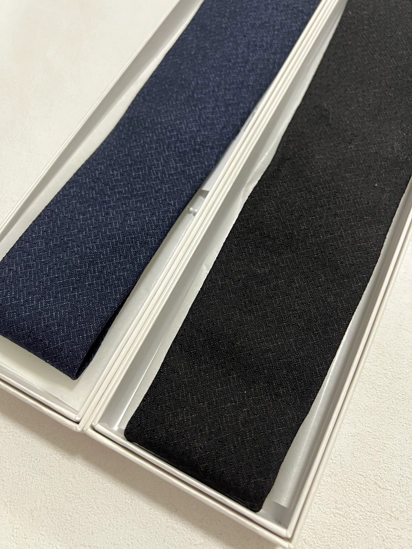 Vintage VISVIM 24SS Necktie Navy Wool/Linen/Silk Irr Cross Size ONE SIZE - 8 Thumbnail