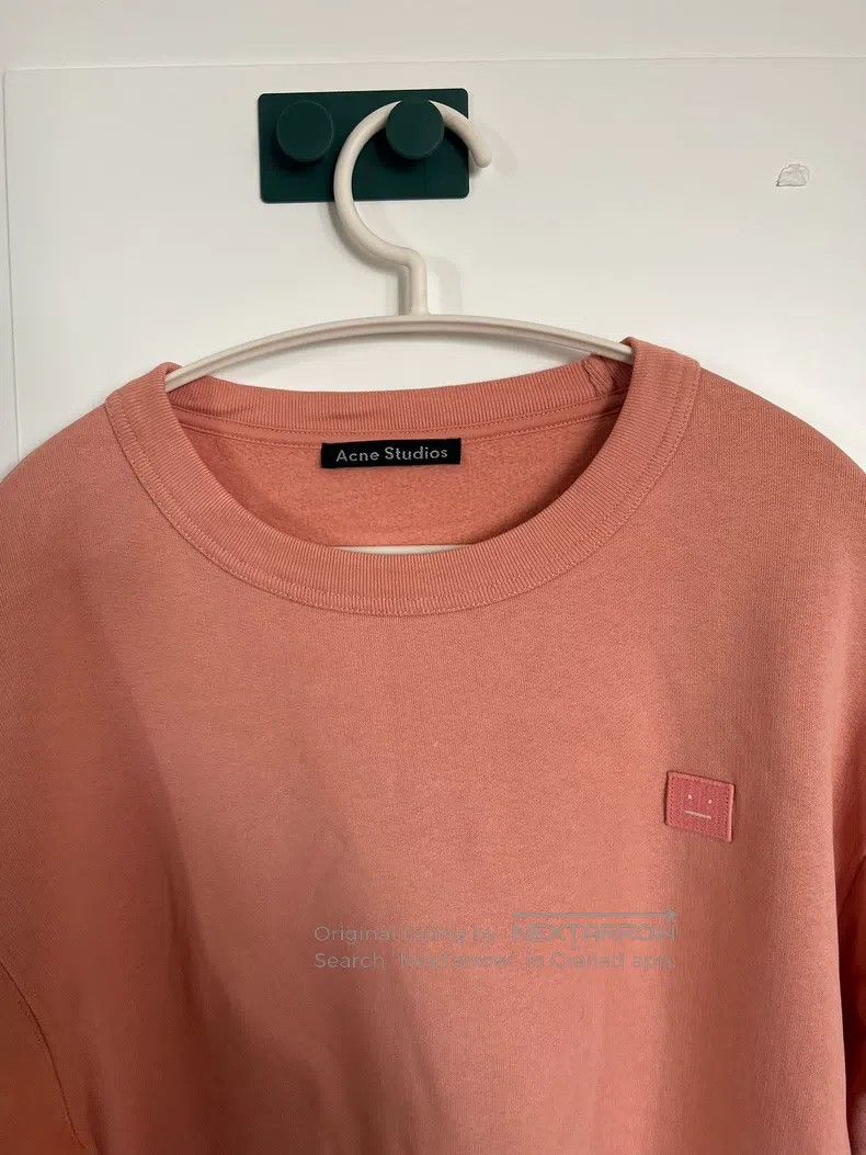 Acne Studios Acne Studios Pink Smile Sweatshirt Size M / US 6-8 / IT 42-44 - 2 Thumbnail