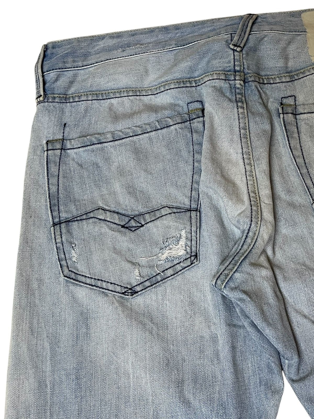 Replay SICK🔥REPLAY ASOLO ITALY STRAIGHT CUT BLUE JEANS Size US 35 - 9 Thumbnail