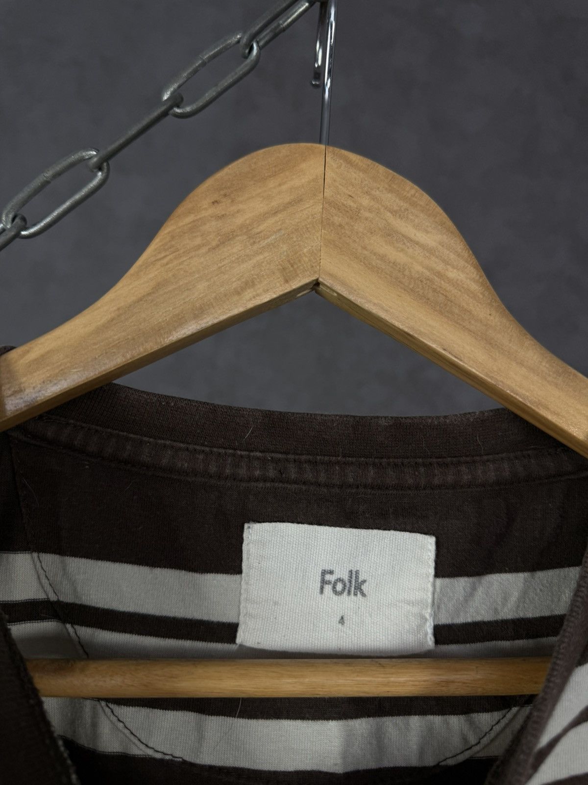 Folk Folk designer striped tee Size US M / EU 48-50 / 2 - 3 Thumbnail