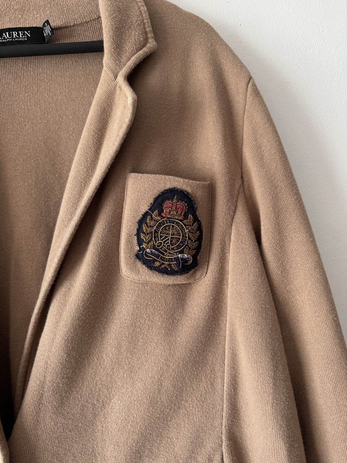 Polo Ralph Lauren 🔥 Ralph Lauren Black Label Bullion Crest Blazer Size 3XL / US 20-22 - 3 Thumbnail