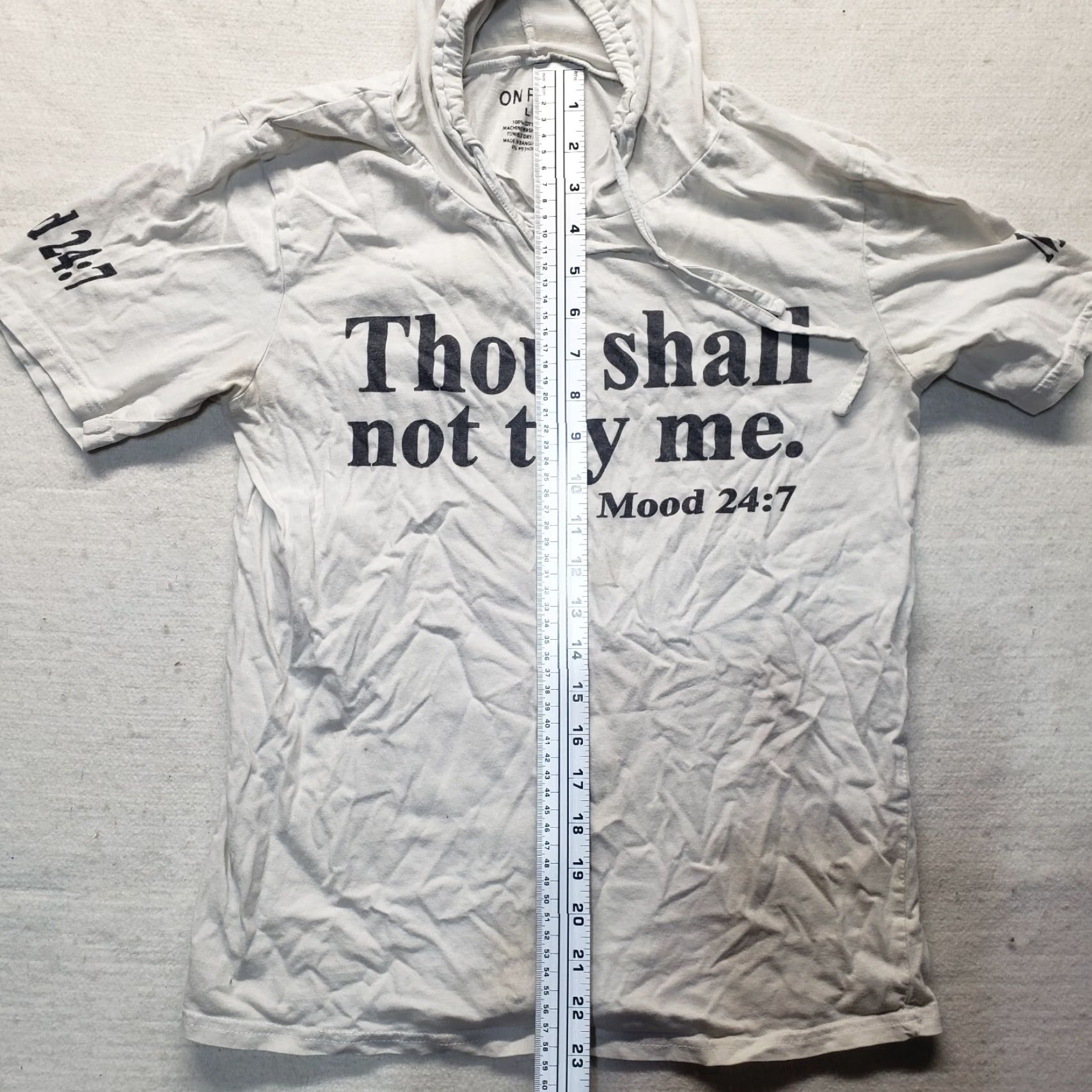 Vintage Shirt Women Large White Short Sleeve Tee Thou Shall Not Try Me Shirt Hoodie Large Adult Women's Size L Large Size L / US 10 / IT 46 - 6 Thumbnail