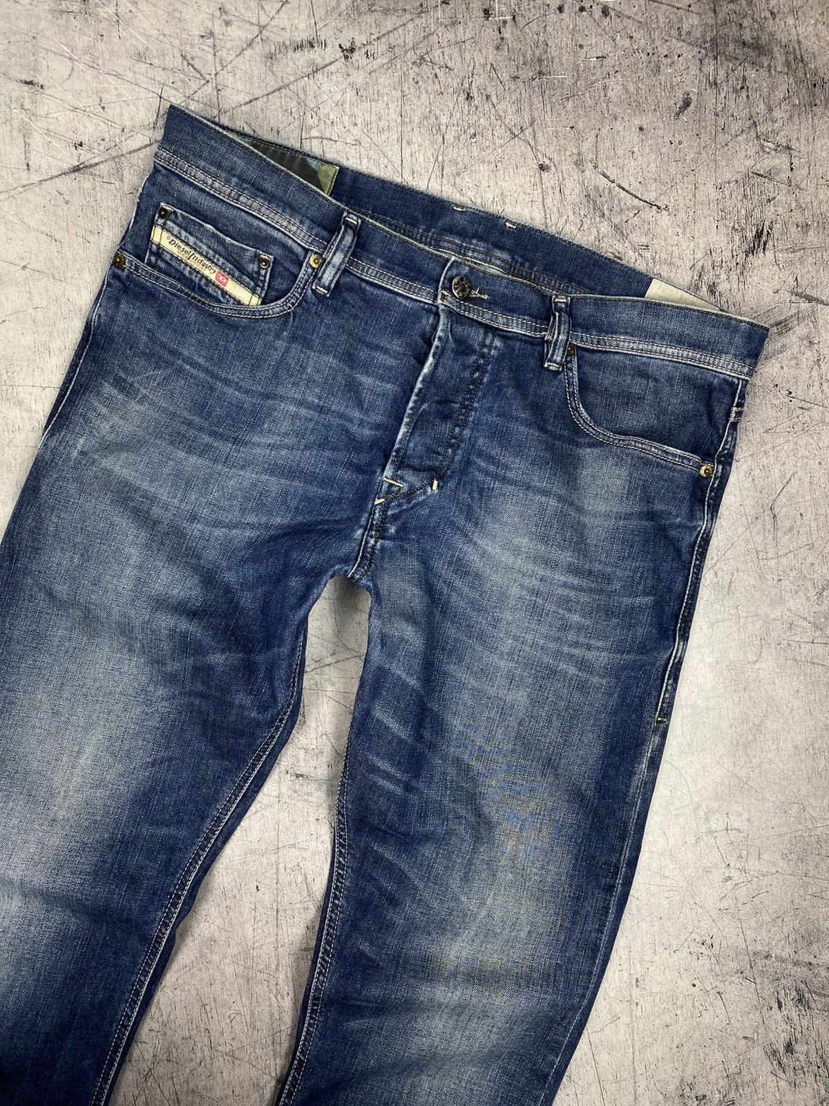 Diesel Diesel Tepphar Denim Jeans Mid Blue Size 34 Size US 34 / EU 50 - 9 Thumbnail