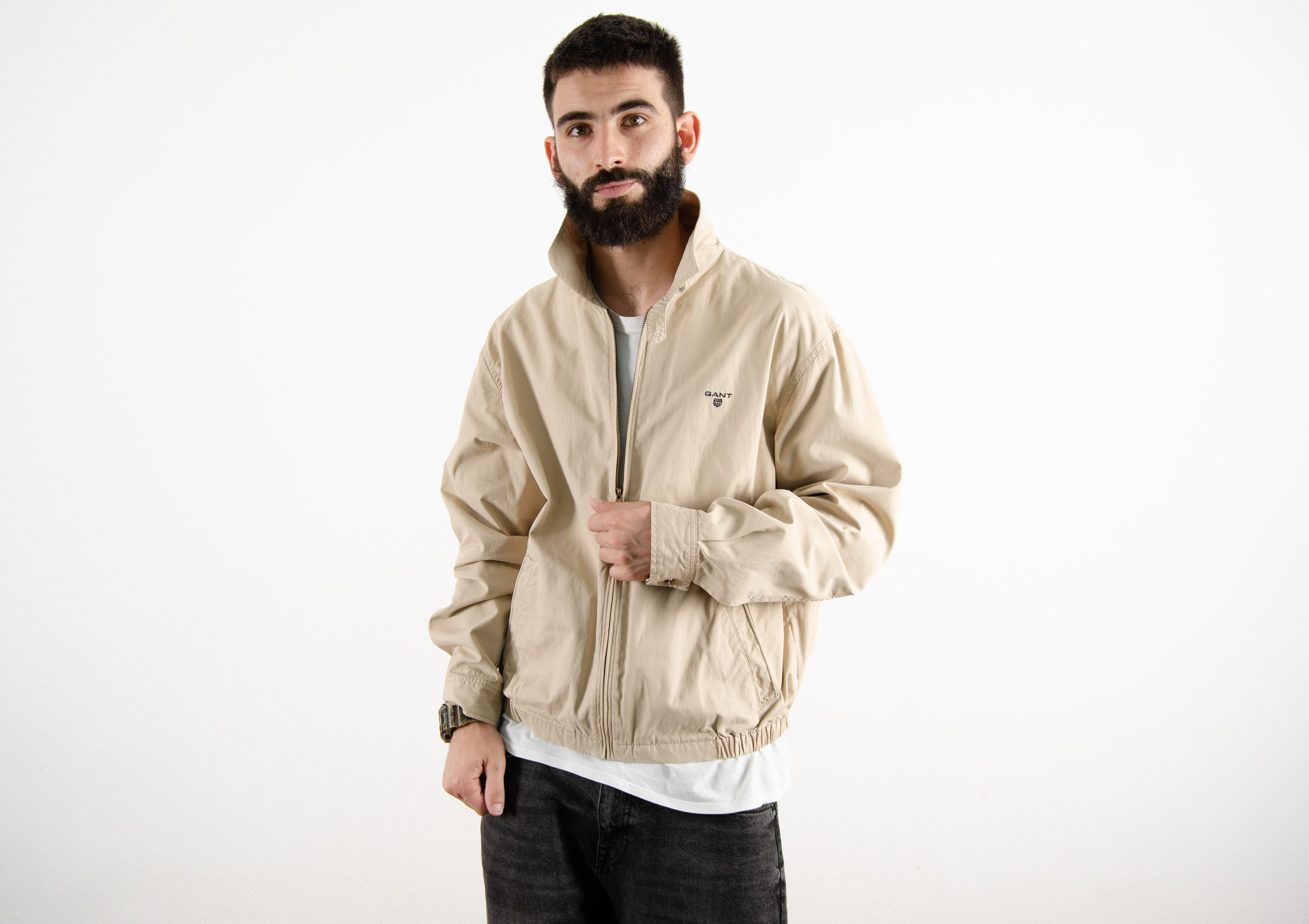 Gant Gant Beige Jacket Bomber Size US XL / EU 56 / 4 - 1 Thumbnail