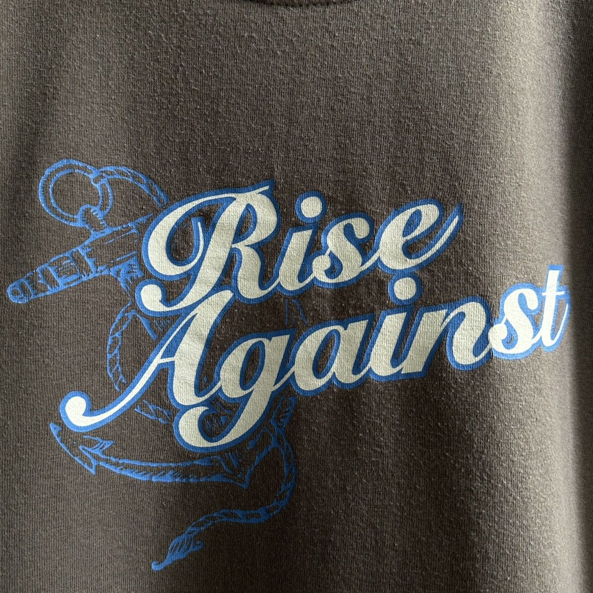 Band Tees × Vintage VINTAGE Y2K RISE AGAINST ROCK BAND TEE Size US XL / EU 56 / 4 - 3 Thumbnail