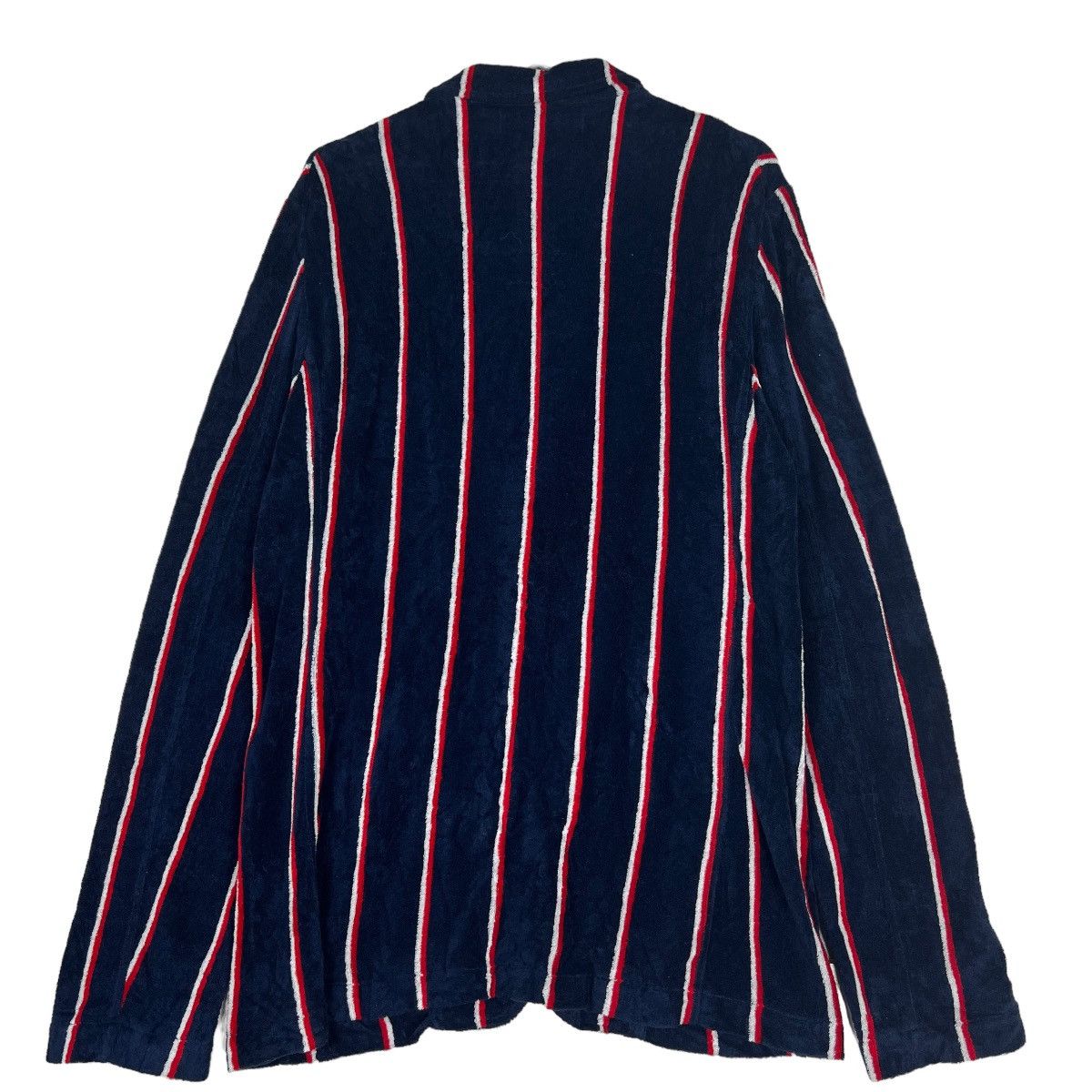 Other 🔥 DREW & CO ARTISAN STRIPE CARDIGAN BLAZER MADE IN ITALY Size US XXL / EU 58 / 5 - 8 Thumbnail
