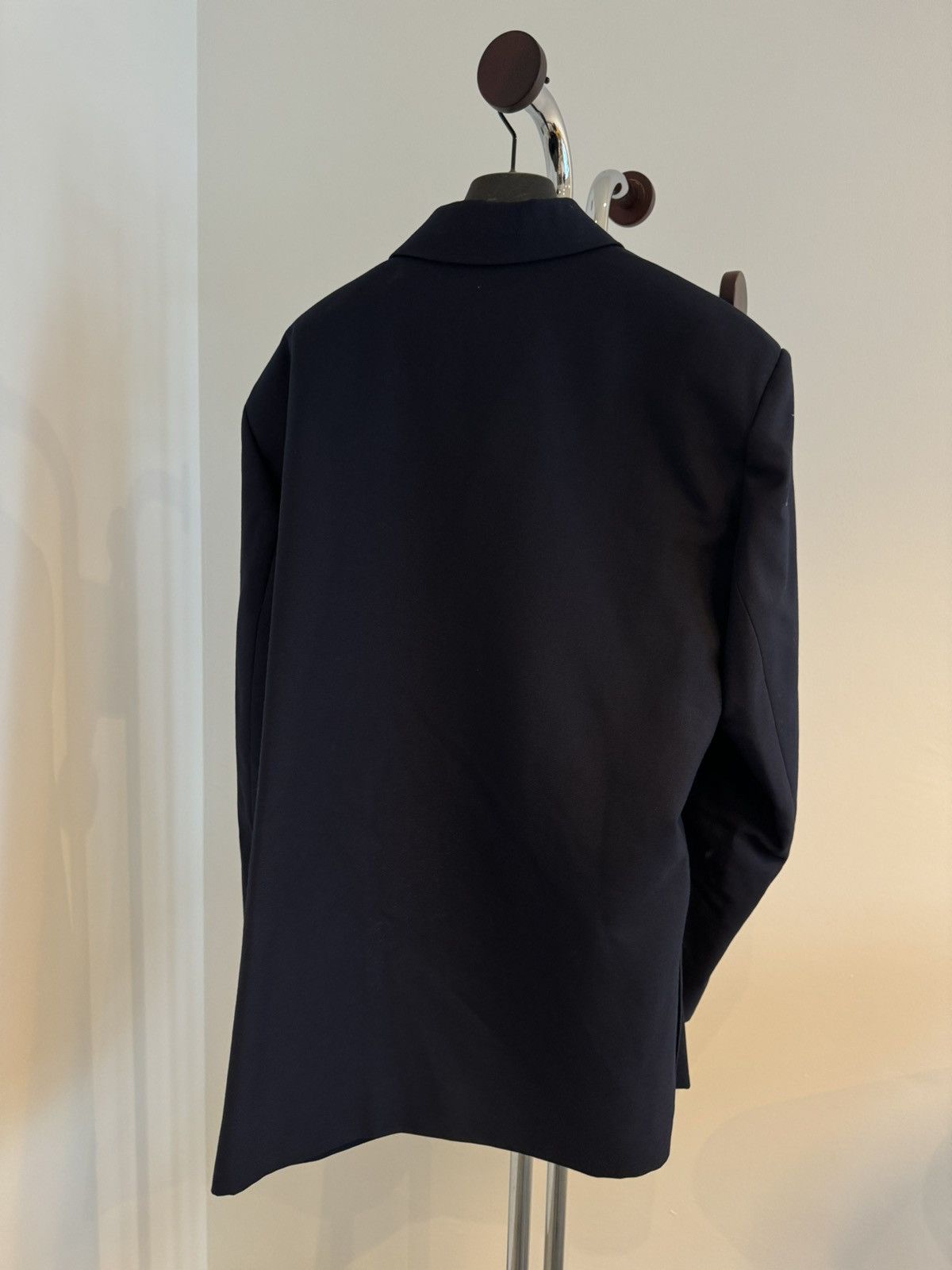 Balenciaga FW19 Navy Shifted Blazer (Size 44) Size 36R - 2 Thumbnail