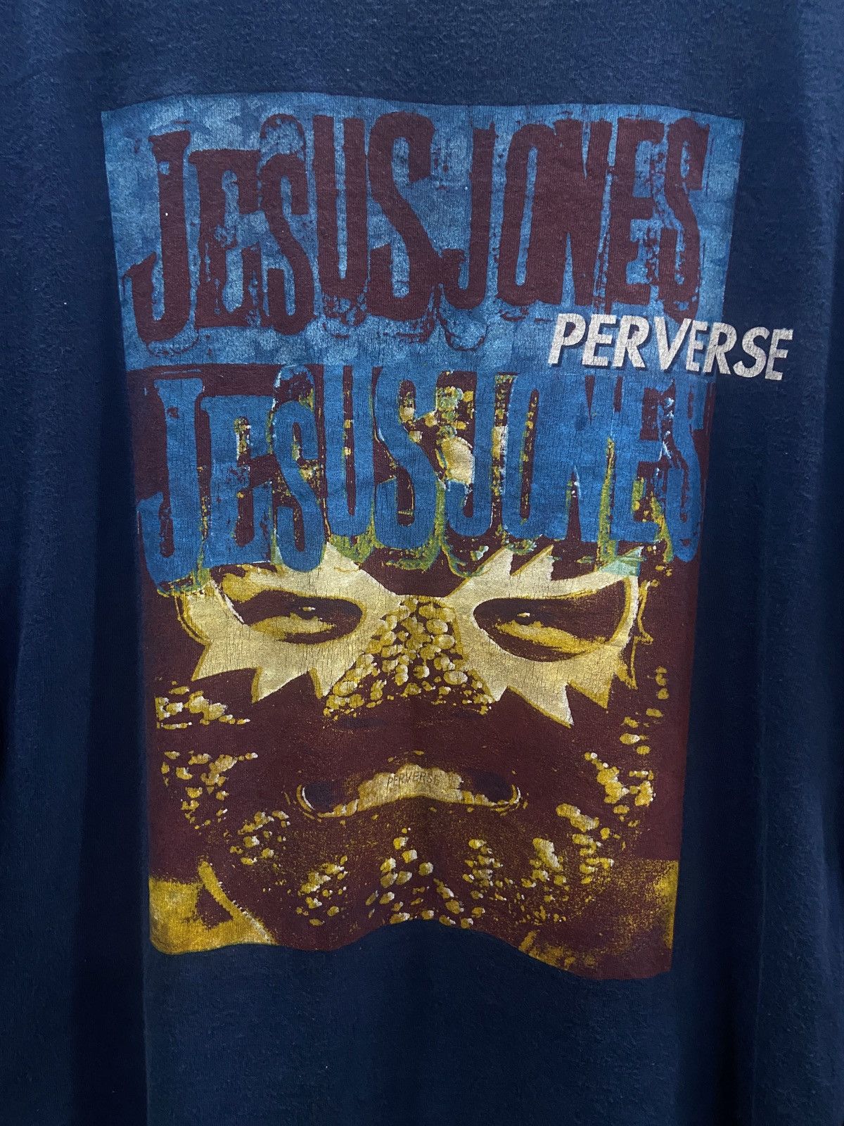 Band Tees × Vintage 🔥Vintage 1993s JESUS JONES PERVERSE Band Tour T-Shirt Size US L / EU 52-54 / 3 - 2 Thumbnail