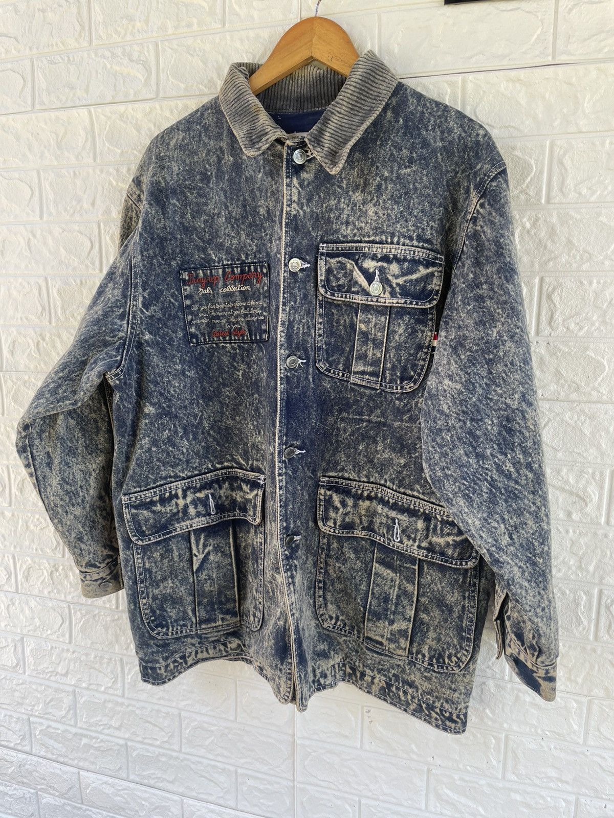 Japanese Brand × Vintage Vintage Tray-Up Denim Jacket Size US XL / EU 56 / 4 - 4 Thumbnail