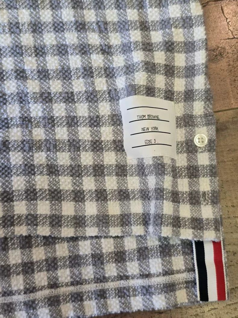 Thom Browne Thom Browne Short Sleeve Polo Shirt Size US L / EU 52-54 / 3 - 3 Thumbnail