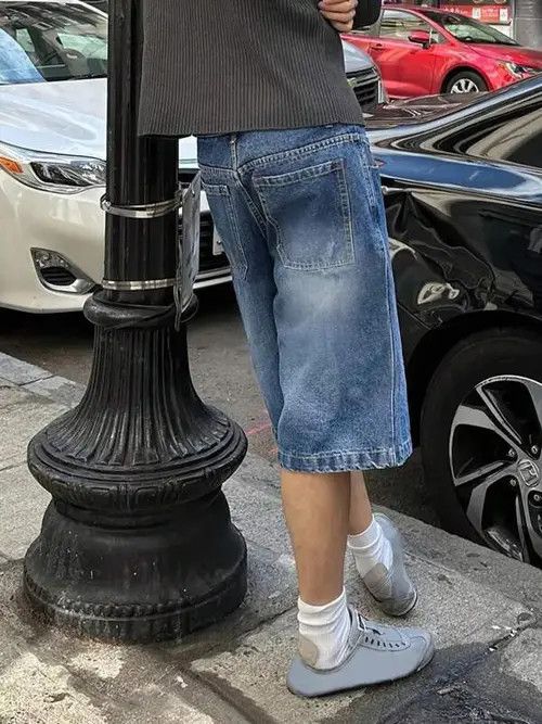 Jean Vintage jeans jorts Y2K Drip shorts Size US 37 - 4 Thumbnail