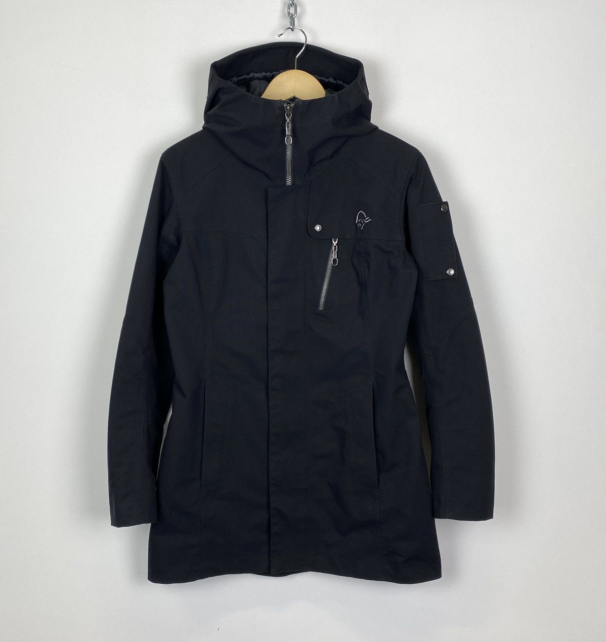 Norrona Norrona Full Zip Hooded Jacket Womens Outdoor Gorpcore Black Size S / US 4 / IT 40 - 1 Thumbnail