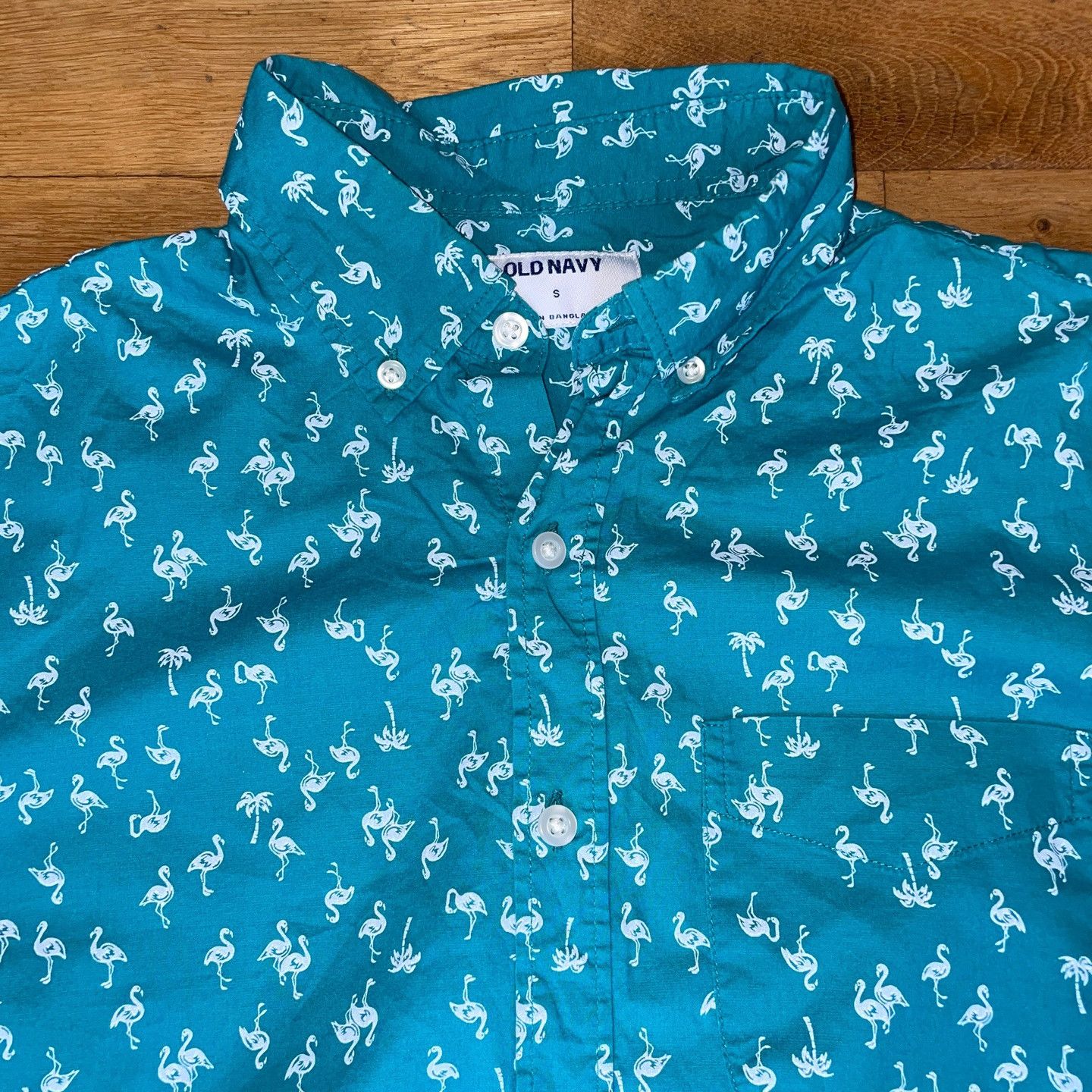 Old Navy Old Navy Men's Short Sleeve Shirt Fleming Pattern Size S Size US S / EU 44-46 / 1 - 3 Thumbnail