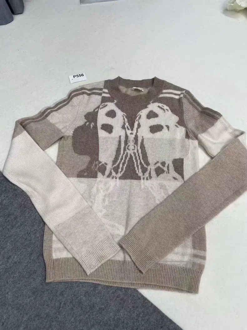 Hermes Hermes Cashmere Crewneck Sweater Size XXS / US 00 / IT 34 - 1 Thumbnail