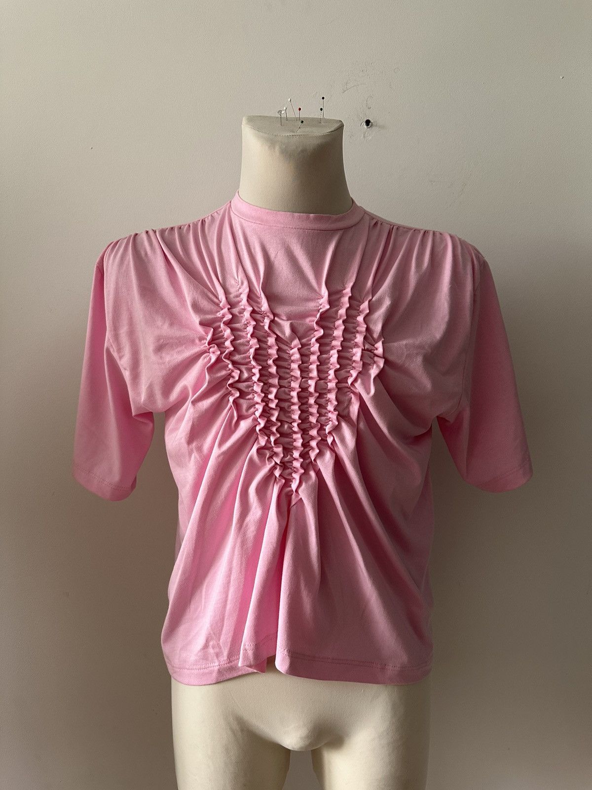 Other Heart tee boxy oversized cropped pink cute ballet core Size US S / EU 44-46 / 1 - 4 Thumbnail