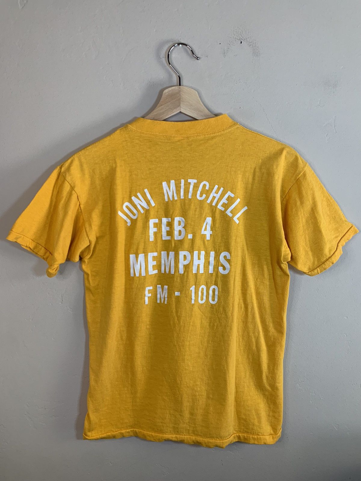 Band Tees × Vintage RARE* Vintage 1976 Joni Mitchell Single Stitch Memphis Shirt Size M / US 6-8 / IT 42-44 - 2 Thumbnail