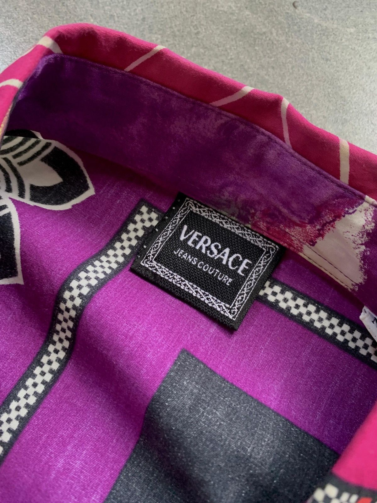 Versace Jeans Couture Multi Graphic Paintings Shirt Size US M / EU 48-50 / 2 - 6 Thumbnail