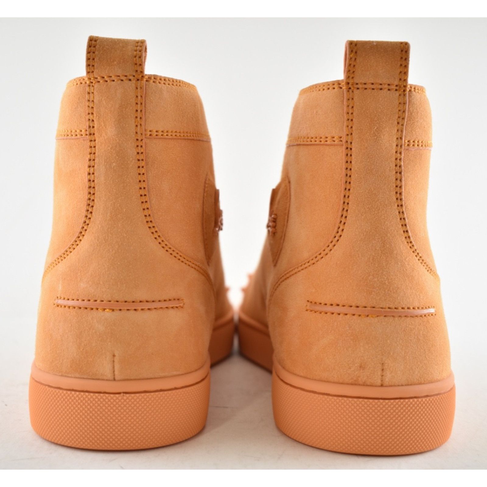 Christian Louboutin Christian Louboutin Lou Spikes Flat Melon Orange Suede High Size US 11 / EU 44 - 14 Thumbnail